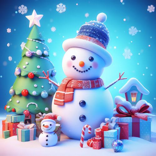 A Snowman's Christmas Cheer