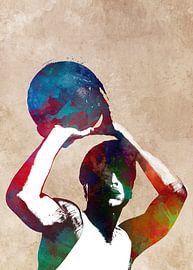 Basketball sport art #basketball by JBJart Justyna Jaszke