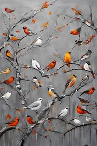 De beaux oiseaux dans la forêt 1.9