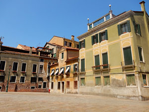 Gebouwen in Venetië