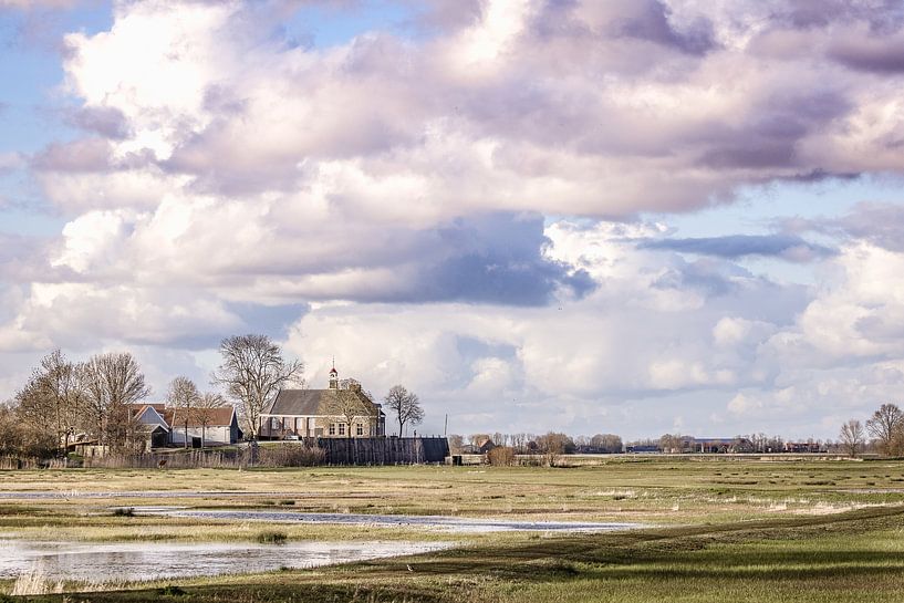 Schokland in the water by Hille Monster