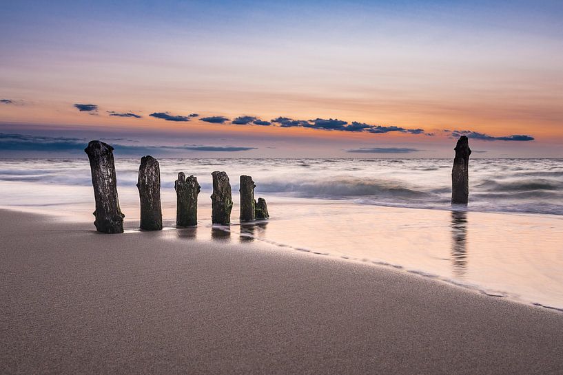 Buhne an der Küste der Ostsee von Rico Ködder