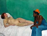 Het wit en het zwart, Félix Vallotton 1913 van Atelier Liesjes thumbnail