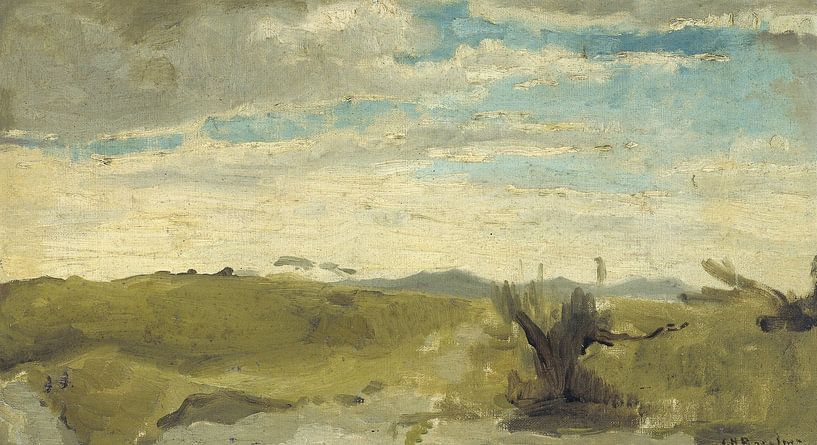 Duinlandschap bij Dekkersduin, Den Haag, George Hendrik Breitner - ca. 1875 van Het Archief