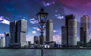 Rotterdam Skyline Wilhelminakade van Monique van Falier