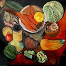 Stilleven met fruit en specerijen van Victoria Berezovskaia thumbnail