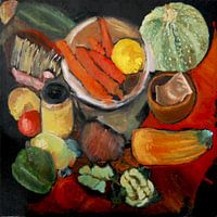 Nature morte aux fruits et aux épices