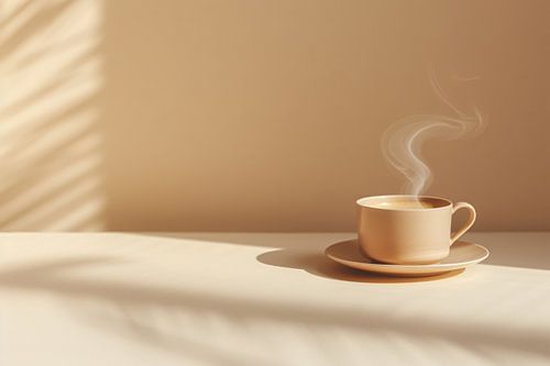 Minimalist coffee enjoyment