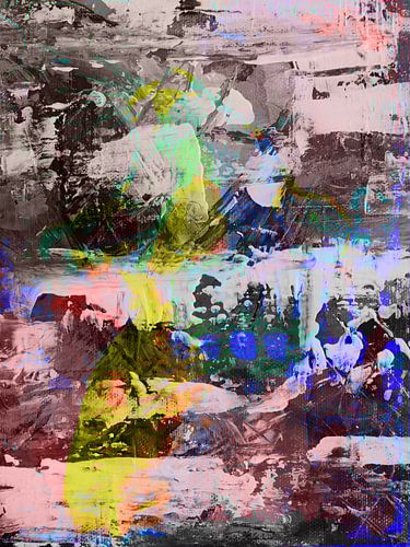 Hedendaags, modern en abstract werk “Feeling”