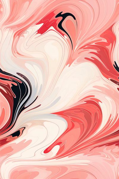 Suminagashi marmorierte Textur #I von Studio XII