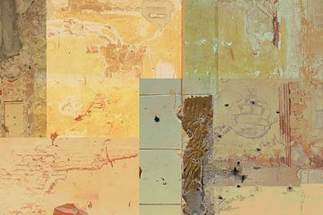 oude muur Tivoli Utrecht abstract collage