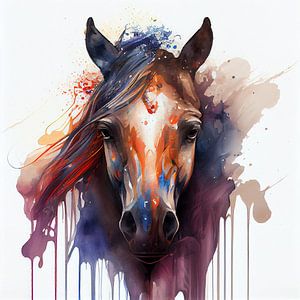 Aquarell Pferd #1