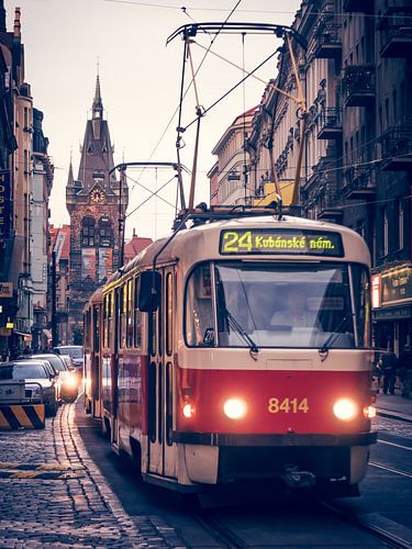 Praag - Tram / Heinrich toren