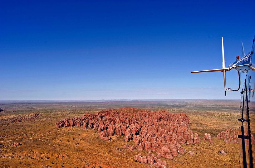 Beehives made of stone - Purnululu from the air by WeltReisender Magazin