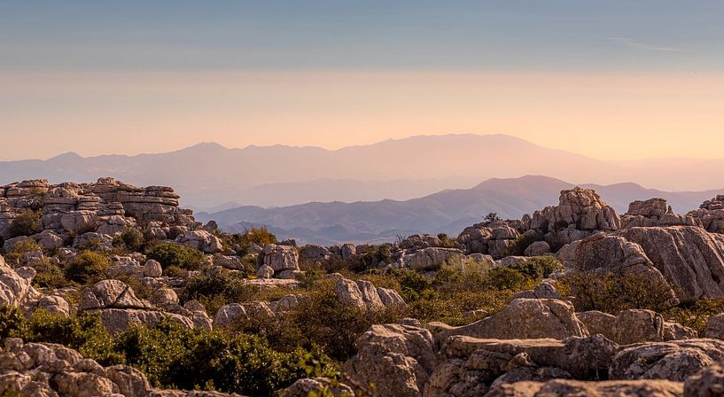 Torcal de Antequera, extraordinary rock formations, Spain. by Hennnie Keeris