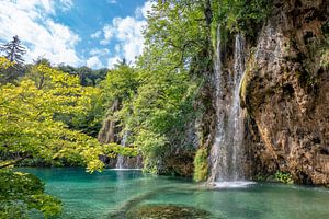 Nationalpark Plitvicer Seen in der Mitte Kroatiens