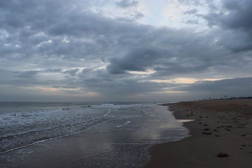 Lichtshow bij zonsopgang