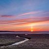 Sunrise above Vlieland by Joop Gerretse