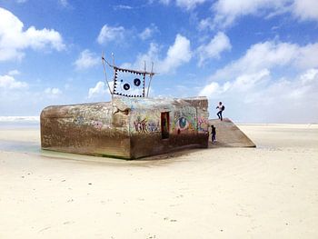 Bunker am Strand