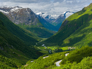 Hjelledalen, Vestland, Norwegen