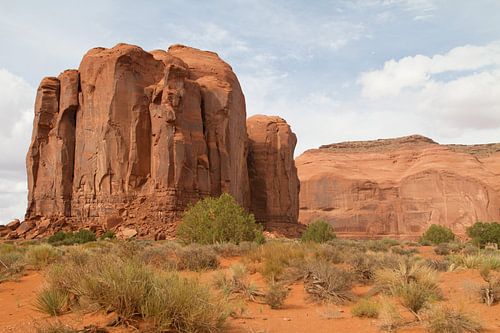 Red rock in Monument Valley