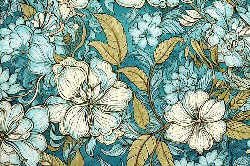 Gemälde Serenade der Natur | Gedämpfte Malerei