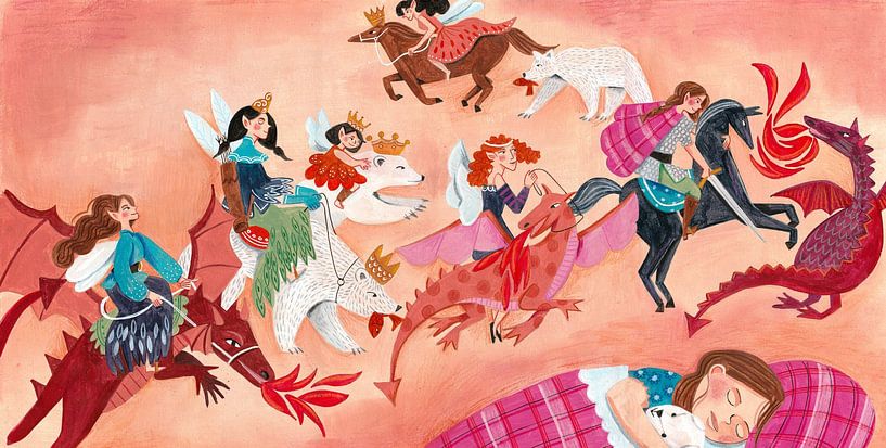 Fairy, bears and dragons dreams by Caroline Bonne Müller