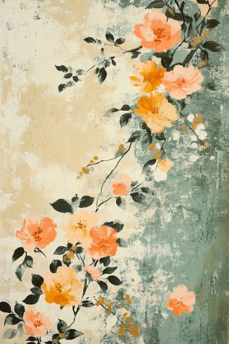 Impressionistische bloemen in zachte kleuren