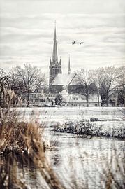 Schneelandschaft in Markdal - Breda von Chi