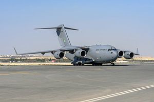Boeing C-17 Globemaster III der indischen Luftwaffe.