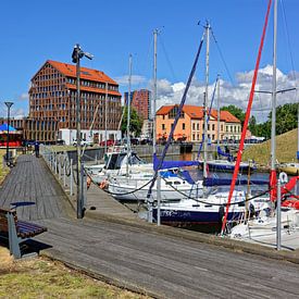 Klaipeda - Fort Haven en Oude Molen van Gisela Scheffbuch