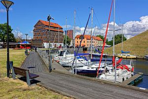 Klaipeda - Le port de la forteresse et le Vieux Moulin