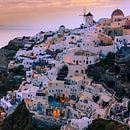 Zonsondergang Oia, Santorini, Griekenland van Henk Meijer Photography thumbnail