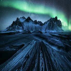 Une œuvre d'art arctique - les aurores boréales en Islande sur Daniel Gastager