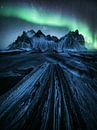 Een Arctisch kunstwerk - Noorderlicht in IJsland van Daniel Gastager thumbnail