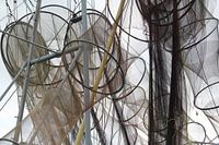 Fyke nets in the wind
