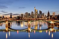 Frankfurt am Abend von Michael Valjak Miniaturansicht