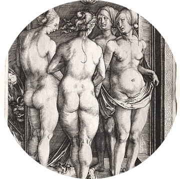 De vier heksen (vier naakte vrouwen), Albrecht Dürer van De Canon