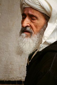 Oude man in Marokko