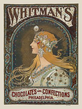 Alfons Mucha - Chocolats et confiseries