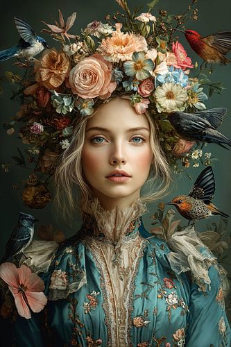 Digital Portrait, Between Flora and Fauna no.5