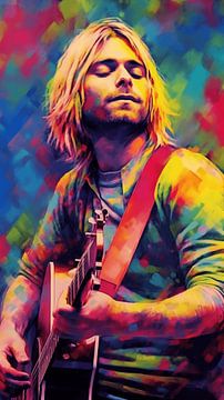 Kurt Cobain van Evan's Art