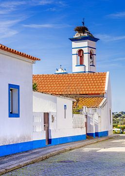 Kerkje in Santa Susana, Portugal van Adelheid Smitt