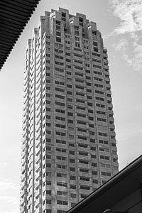 Rotterdam architecture noir et blanc sur Janice Hijdra