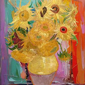 Van Gogh's sunflowers! by Gisela- Art for You