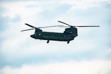 Chinook Helicopter in Vlucht