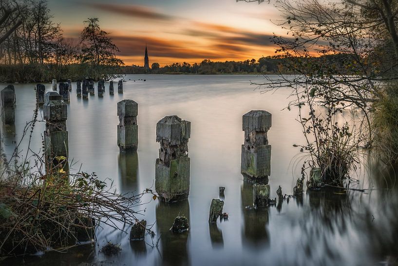 Coucher de soleil De Poel Amstelveen par Marco Rutten