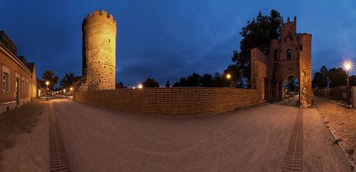 Mittenwalde - old town gate and powder tower
