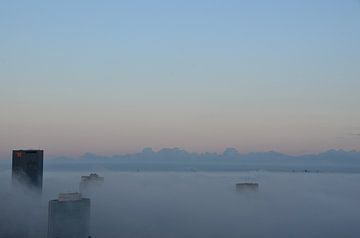 Towering above the mist by Marcel van Duinen