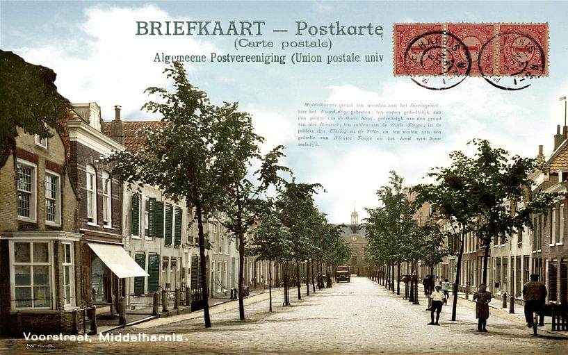 MIDDELHARNIS (Menheerse) Voorstraat The Netherlands by TOEN IN BEELD